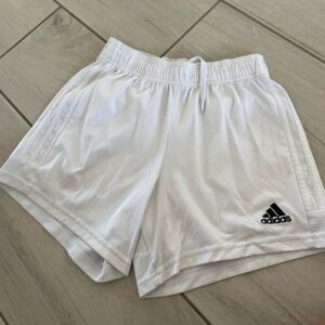 ADIDAS ATHLETIC SHORTS - soccer shorts - women's small - gently used